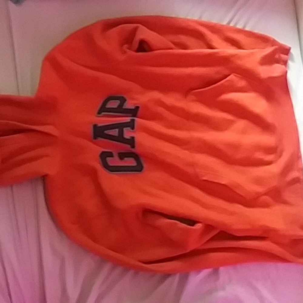Orange GAP hoodie